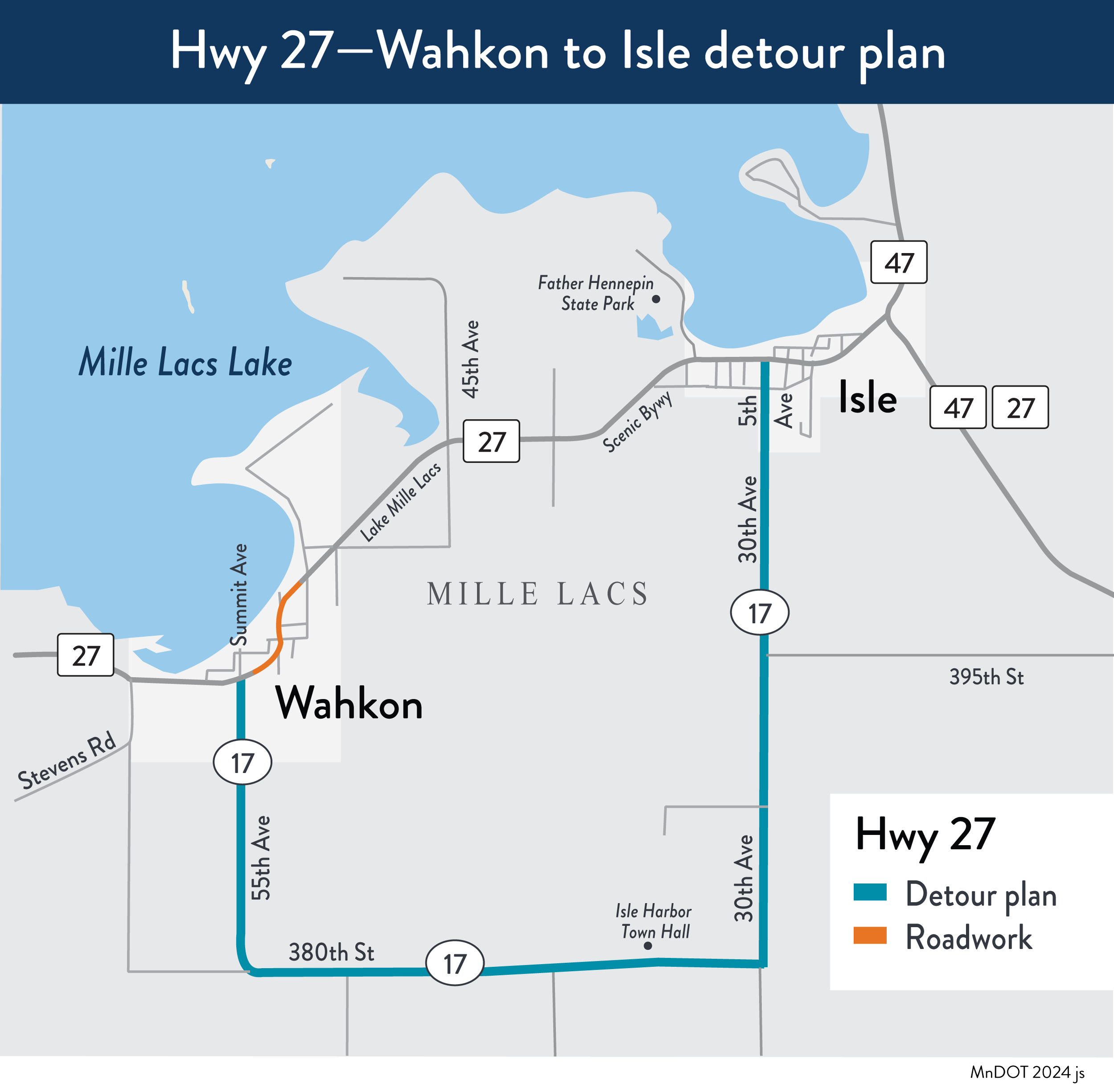 detourmap-wahkonviacr17 Isle Days Theme: Isle Be Famous in a Small Town 2024